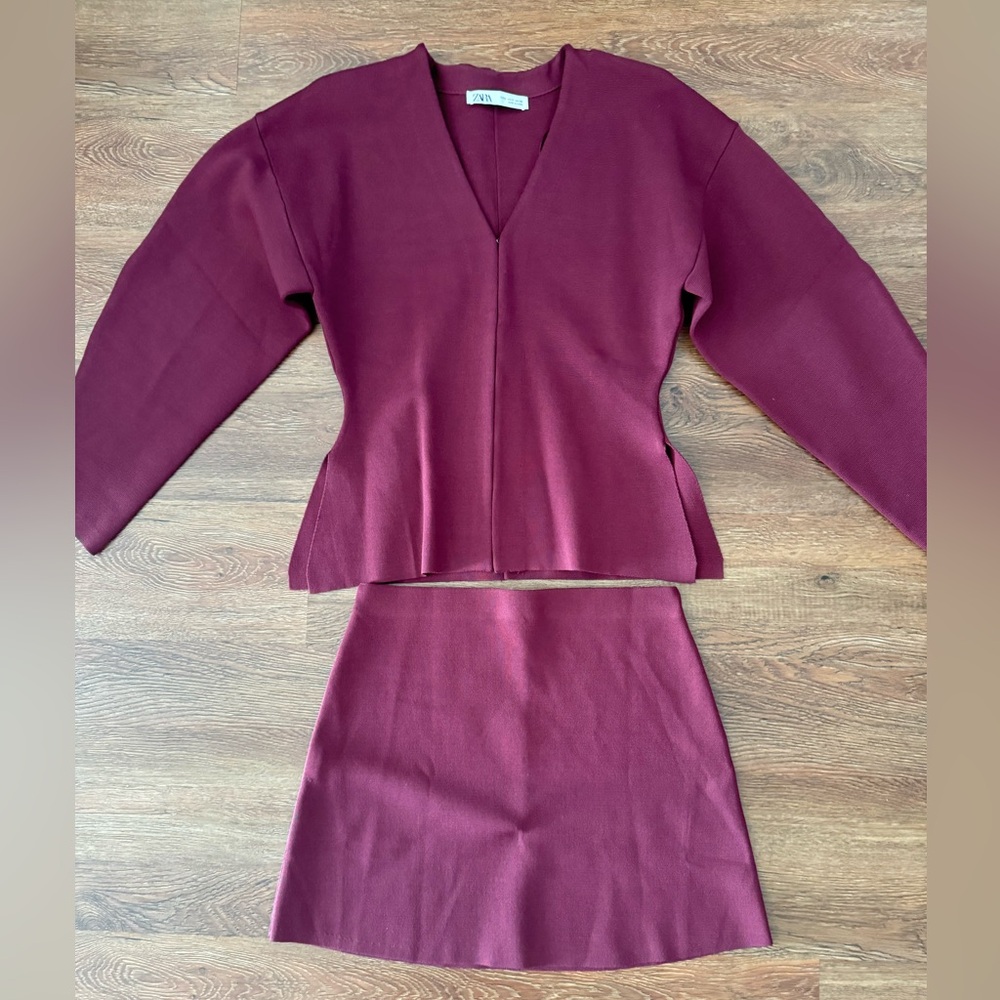 Zara Burgundy Set